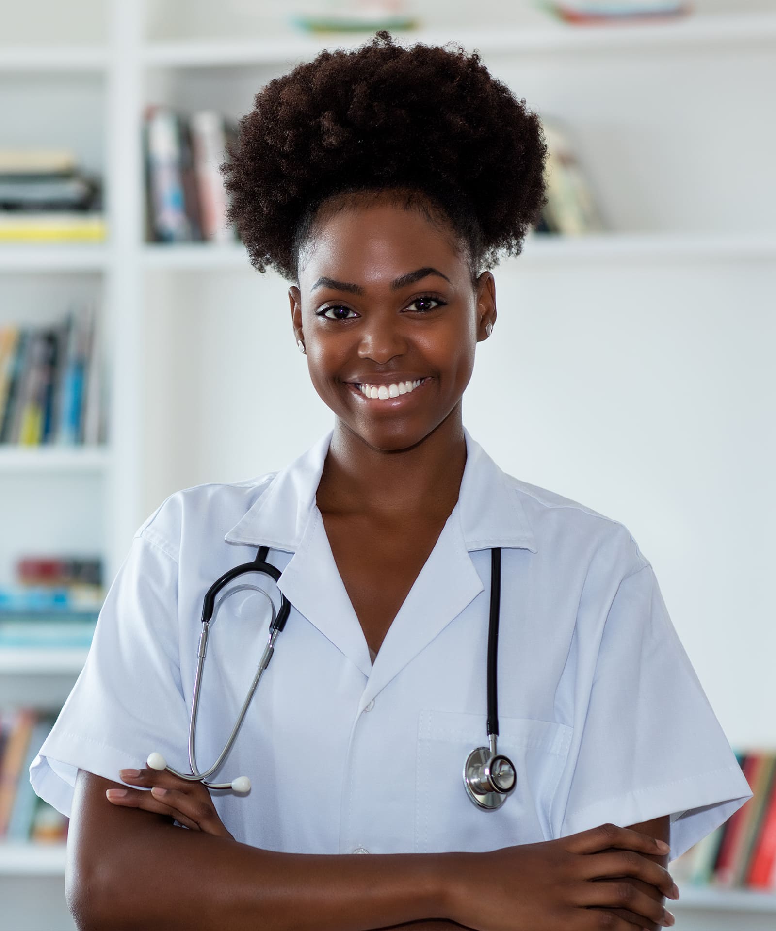 Portrait d'une femme médecin